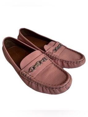 Coach Crosby Driver Loafers in Pink